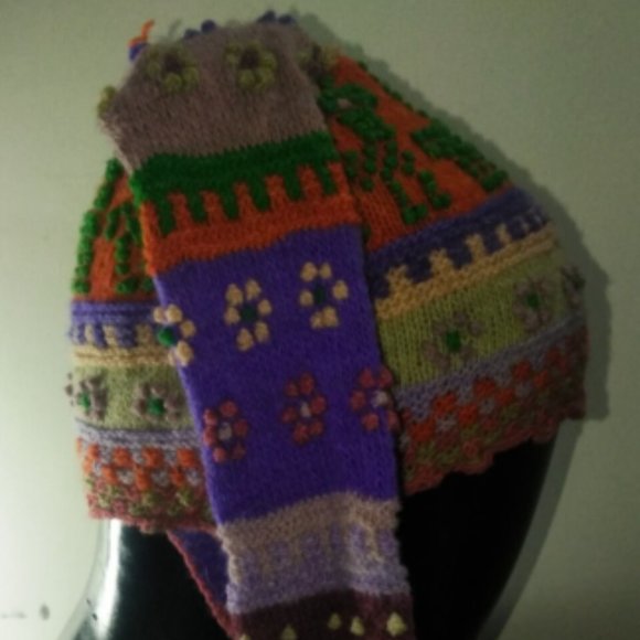 Peruvian artisanal chullo - beanie - beanie for women - warm winter - wool knit main image 4